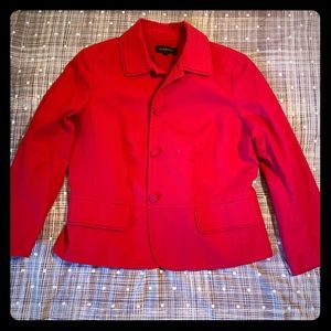 Red Linen Jacket